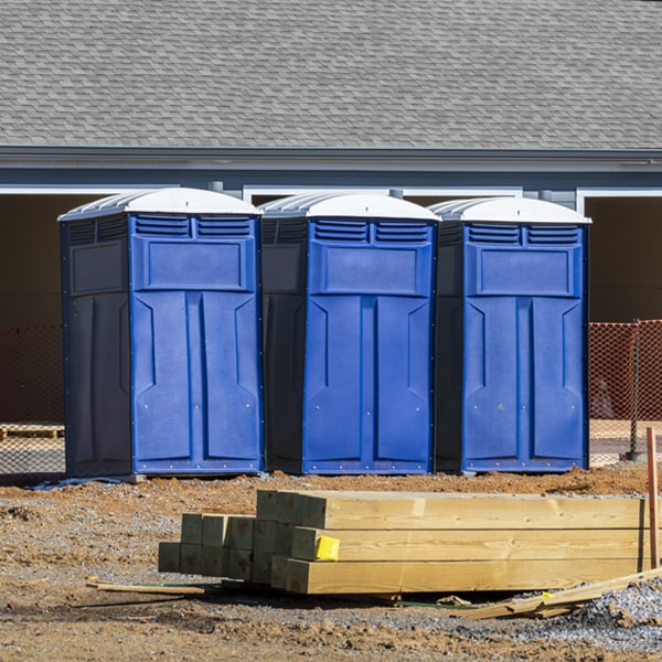 is there a specific order in which to place multiple portable restrooms in Rixeyville VA